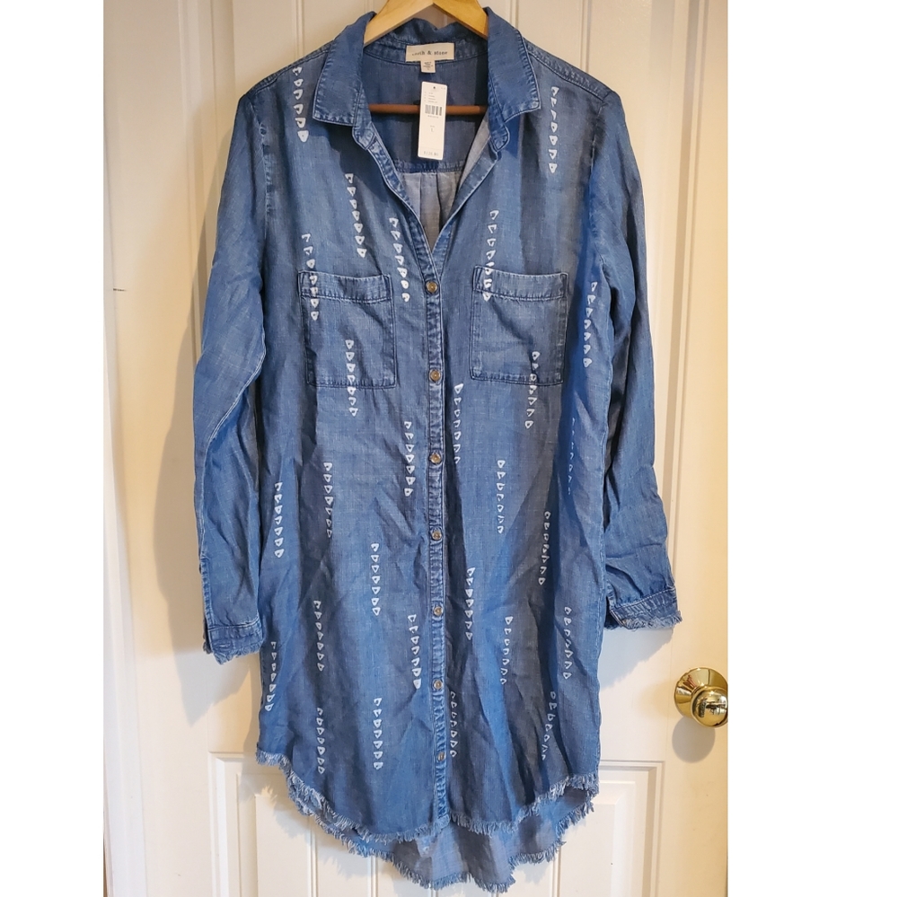 Anthropology (Sand & Stone) Long Sleeved Tunic